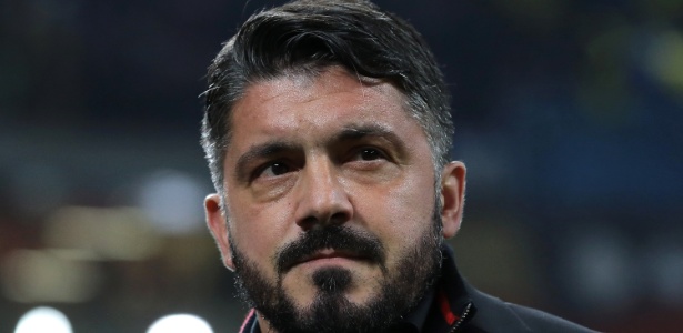 Gennaro Gattuso, técnico do Milan - Emilio Andreoli/Getty Images