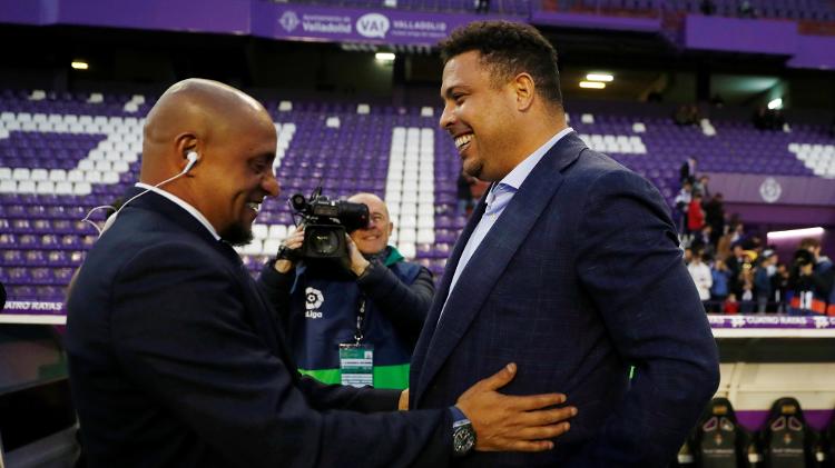 Ronaldo e Roberto Carlos antes de partida entre Valladolid e Real Madrid - REUTERS/Sergio Perez - REUTERS/Sergio Perez