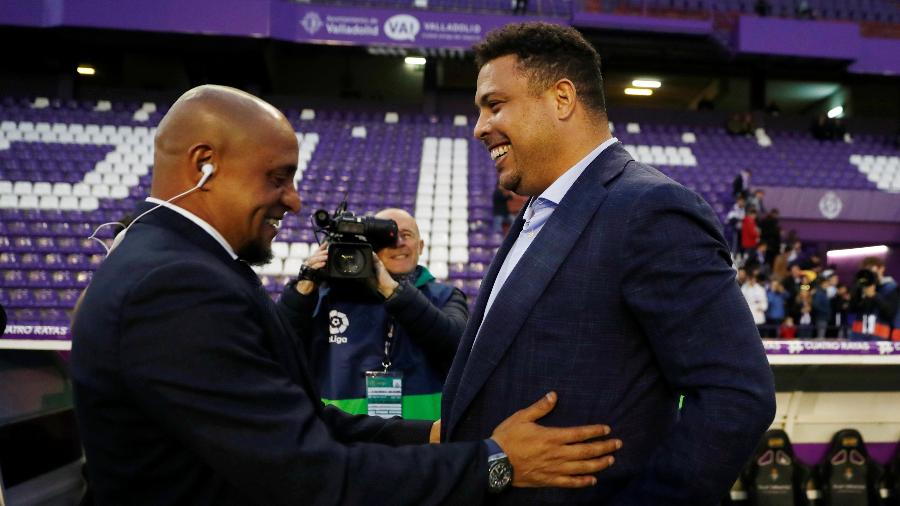 Ronaldo e Roberto Carlos foram companheiros de time no Real Madrid - REUTERS/Sergio Perez