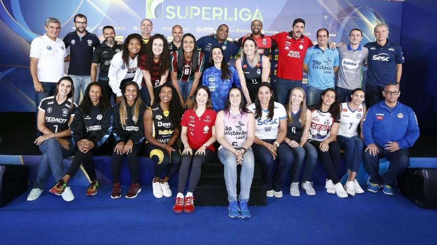 Lançamento da Superliga Feminina 2019/2020 - Gaspar Nóbrega / Inovafoto / CBV