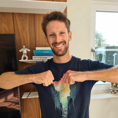 Romain Grosjean, piloto de Fórmula 1, remove curativos após 39 dias - Reprodução/Instagram
