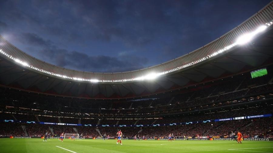 Estádio Wanda Metropolitano durante Atlético de Madri x Manchester City pela Liga dos Campeões 2021-22 - Chris Brunskill/Fantasista/Getty Images