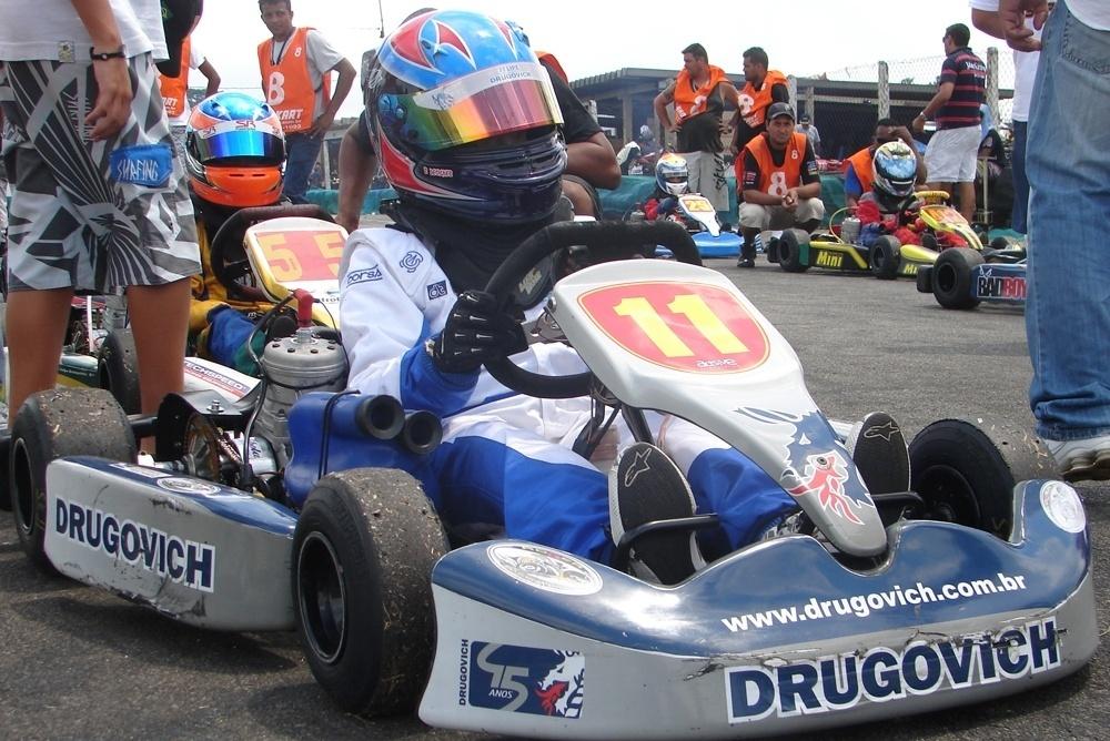 Felipe Drugovich nos tempos de kart - Erno Drehmer/Divulgação