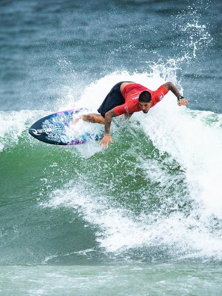 Gabriel Medina, durante o Saquarema Pro, etapa do Challenger Series, a segunda divisão do Circuito Mundial de Surfe. - Thiago Diz/World Surf League