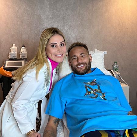 Dermatologista Juliana Neiva e Neymar - Reprodução/Instagram
