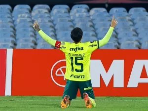 Gómez fica a um gol de se tornar o maior zagueiro-artilheiro do Palmeiras