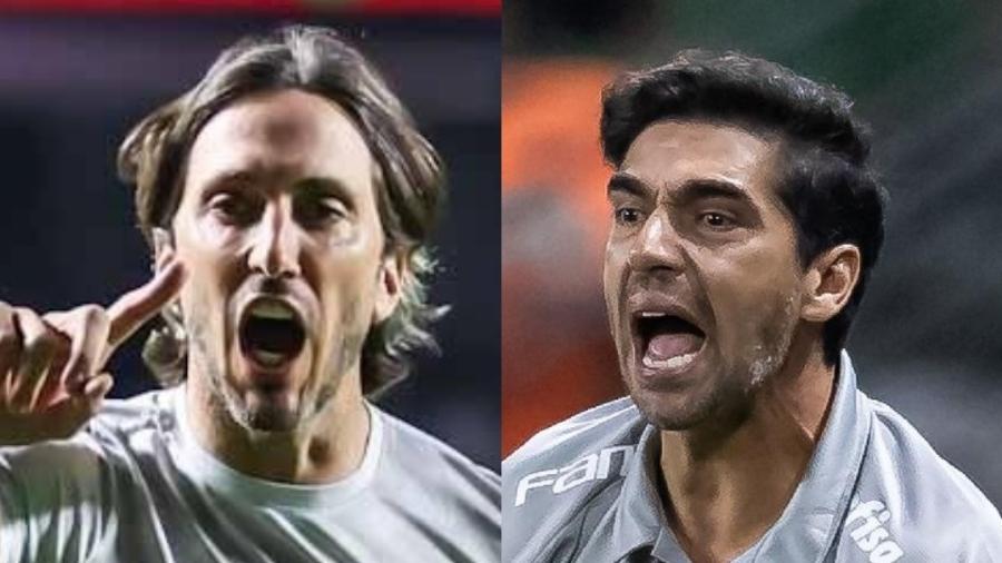 Zubeldía e Abel Ferreira esbravejam à beira do campo por São Paulo e Palmeiras Zubeldía e Abel Ferreira esbravejam à beira do campo por São Paulo e Palmeiras