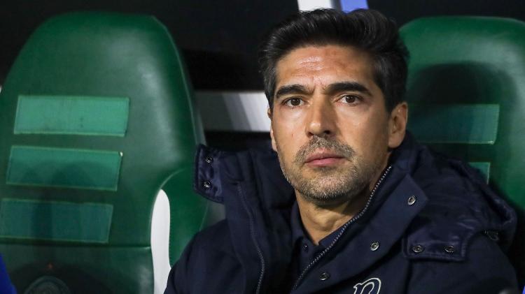 Abel Ferreira, técnico do Palmeiras, durante partida contra a LDU, pela Libertadores