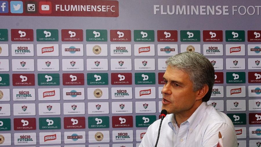 Peter Siemsen em entrevista na sede das Laranjeiras - Nelson Perez/Fluminense FC