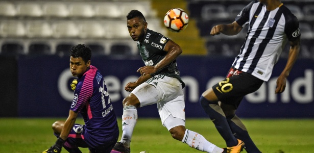 Mantido entre titulares, Borja voltou a marcar após cinco jogos de jejum - Ernesto Benavides/AFP