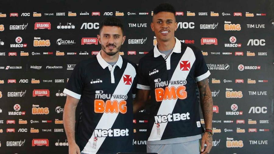 Meia Marquinho e volante Richard são apresentados oficialmente pelo Vasco - Rafael Ribeiro / Site oficial do Vasco