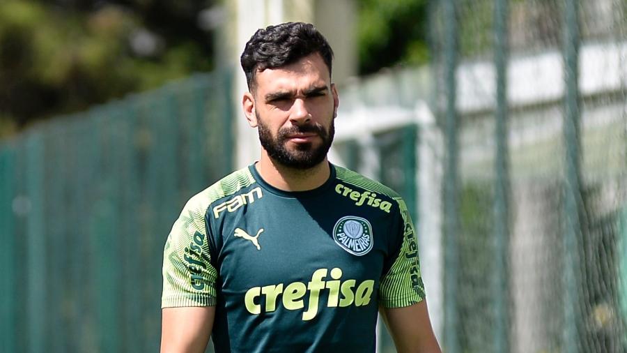 25.fev.2020 - Bruno Henrique em treino do Palmeiras - Bruno Ulivieri / Estadão Conteúdo