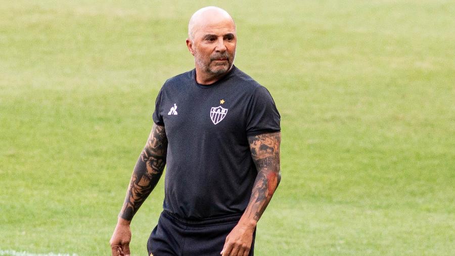 Jorge Sampaoli, técnico do Atlético-MG, perde noites de sono para estudar oponentes do Brasileirão 2020 -  Fernando Moreno/AGIF