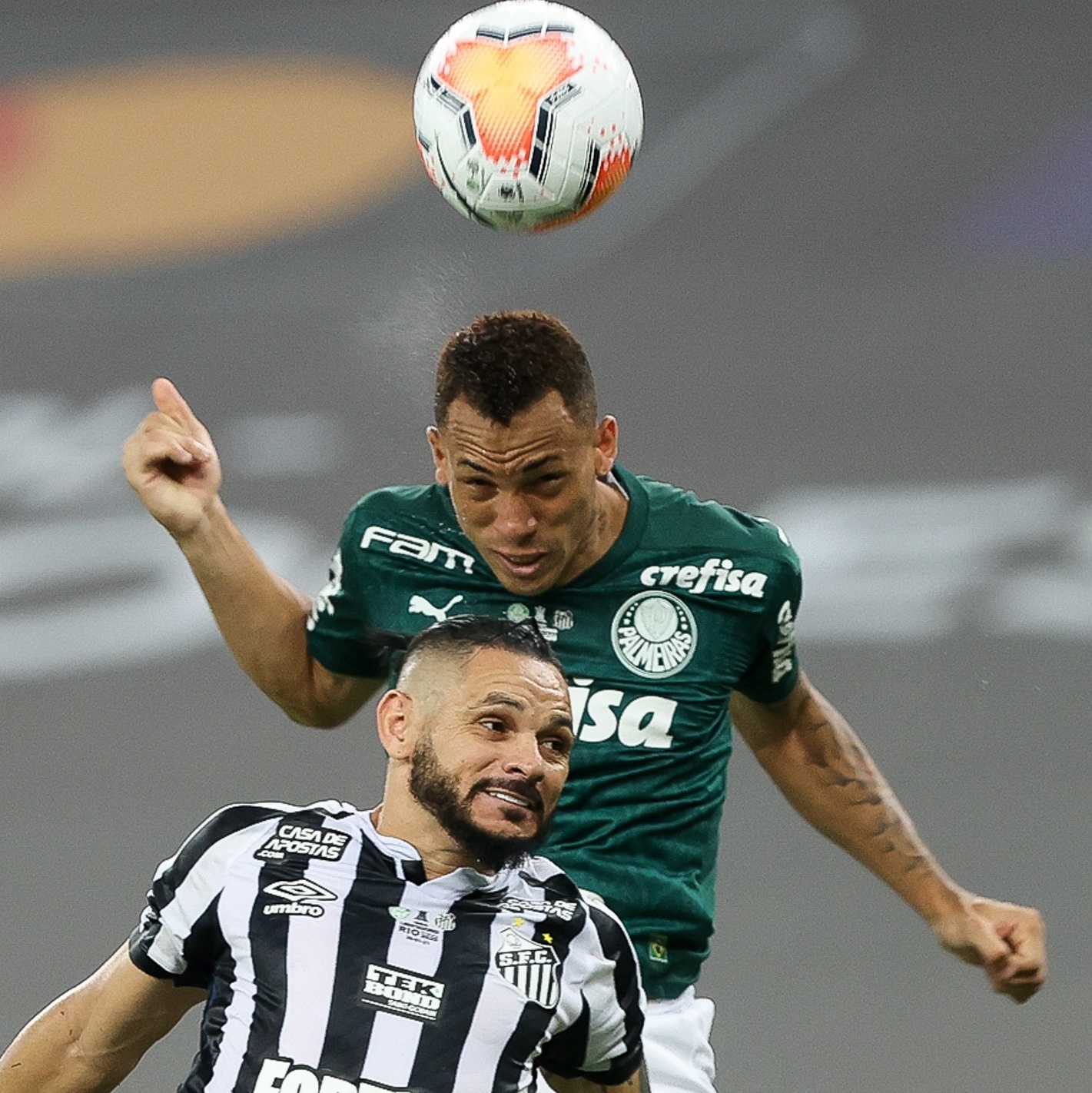 Quem foi que fez o gol do Palmeiras na Libertadores contra o Santos?