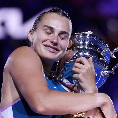 A belarussa Aryna Sabalenka, campeã do Australian Open: ela pode ficar fora dos Jogos de Paris-2024 - Reuters