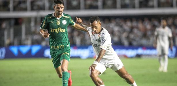 Santos quebra invencibilidade do Palmeiras e sai na frente na final.