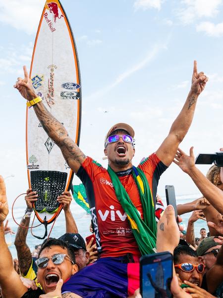 Brasileiro Italo Ferreira busca o bicampeonato mundial da WSL - Thiago Diz / WSL