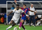 Vini Jr condena racismo contra jogadores do Barça no Santiago Bernabéu - Icon Sportswire/Icon Sportswire via Getty Images