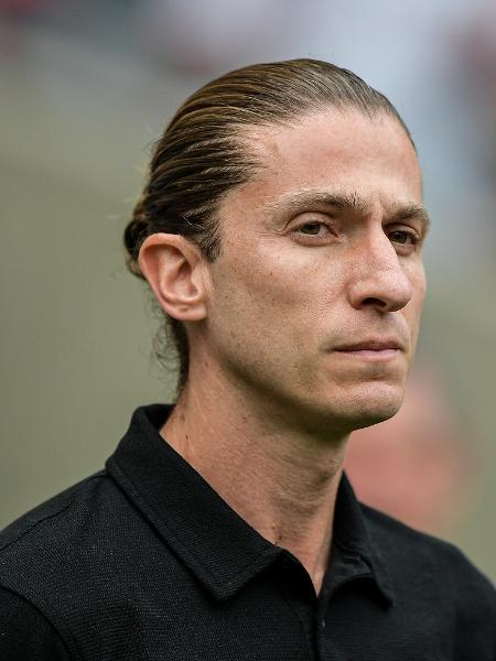 Filipe Luís durante jogo entre Flamengo e Juventude pelo Brasileirão