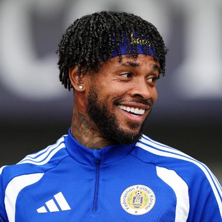 Leandro Bacuna, da seleção de Curaçao, durante amistoso contra a Escócia antes da Copa do Mundo