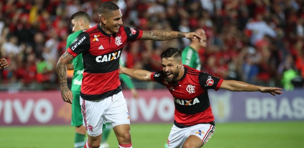 Guerrero e Diego são as referências do elenco rubro-negro em busca do título - Gilvan de Souza/ Flamengo
