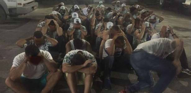 Ao todo, 54 torcedores de Palmeiras, Sport e até Santa Cruz foram detidos na Arena PE - Divulgação/Arena Pernambuco