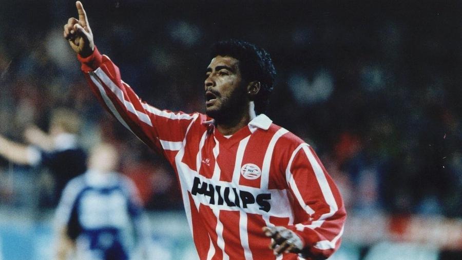 Romário nos tempos de PSV Eindhoven - Reprodução