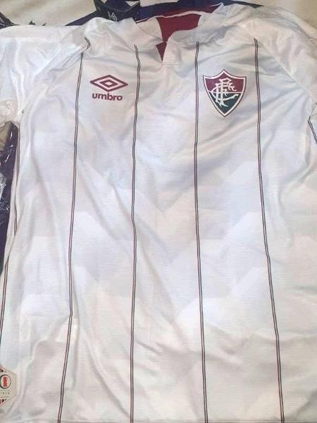 Camisa branca do Fluminense da coleção 2020 vazou na internet - Reprodução Internet