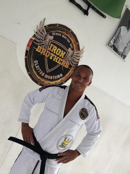 Ex-atacante de Vasco, Botafogo e Inter, entre outros, Leandrão se tornou faixa preta de jiu-jitsu - Arquivo Pessoal