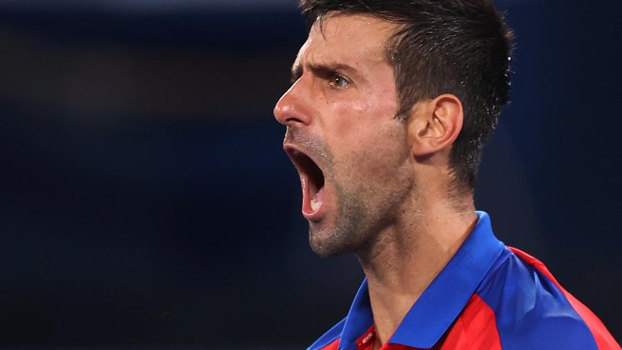 Novak Djokovic nas quartas de final dos Jogos Olímpicos Tóquio 2020 - Reuters