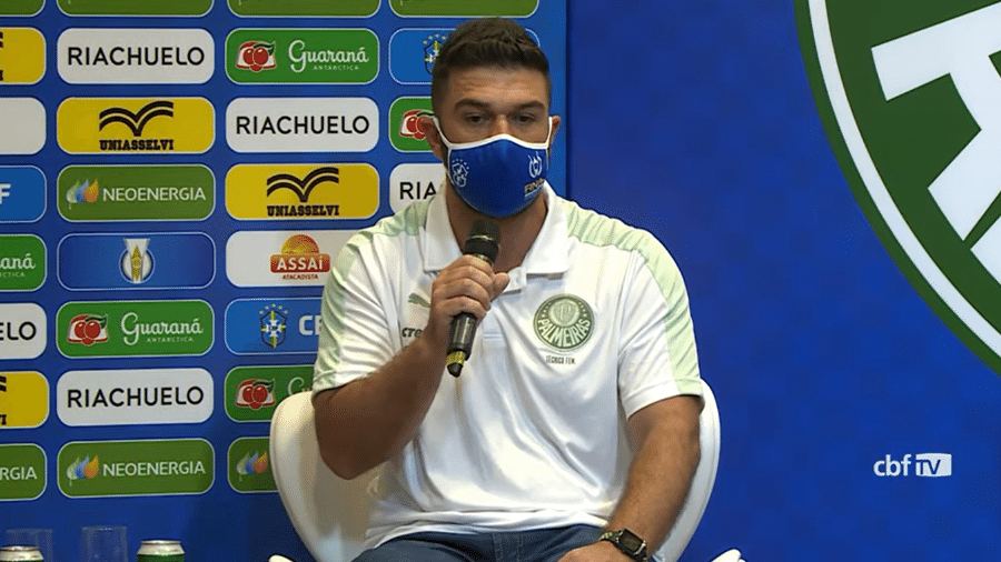 Ricardo Belli, técnico do Palmeiras Feminino - Reprodução/YouTube
