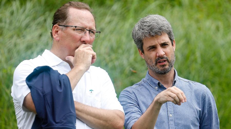 John Textor, investidor do Botafogo, e Eduardo Freeland, diretor de futebol - Vitor Silva / Botafogo