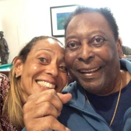 Flávia Arantes, filha de Pelé, se posicionou nas redes - Reprodução