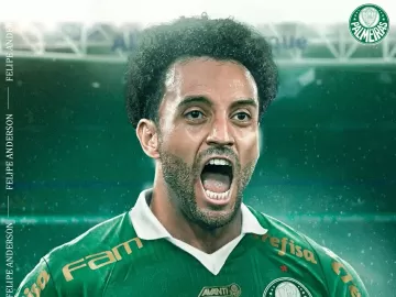 Palmeiras anuncia a contratação do atacante Felipe Anderson