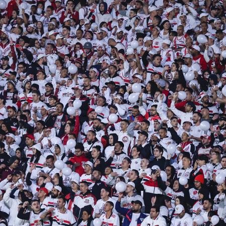Torcedores do São Paulo encheram MorumBis em jogo contra o Talleres pela Libertadores -  Alexandre Schneider/Getty Images