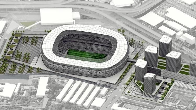 Projeto do estádio do Flamengo
