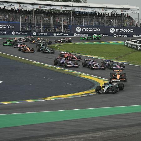 O GP de São Paulo de Fórmula 1 seguirá na mesma data em 2026 - Stringer/Anadolu via Getty Images