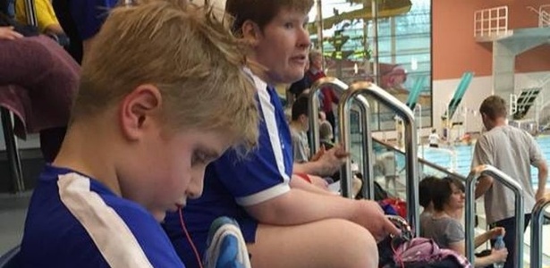 Rory Logan, 9 anos, perdeu medalha de ouro após ser classificado nos 50m livre - Reprodução