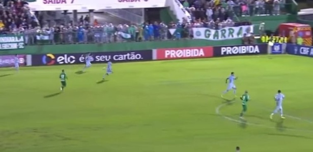Grêmio faz marcação encaixada e com sobra contra a Chapecoense - Reprodução - Reprodução