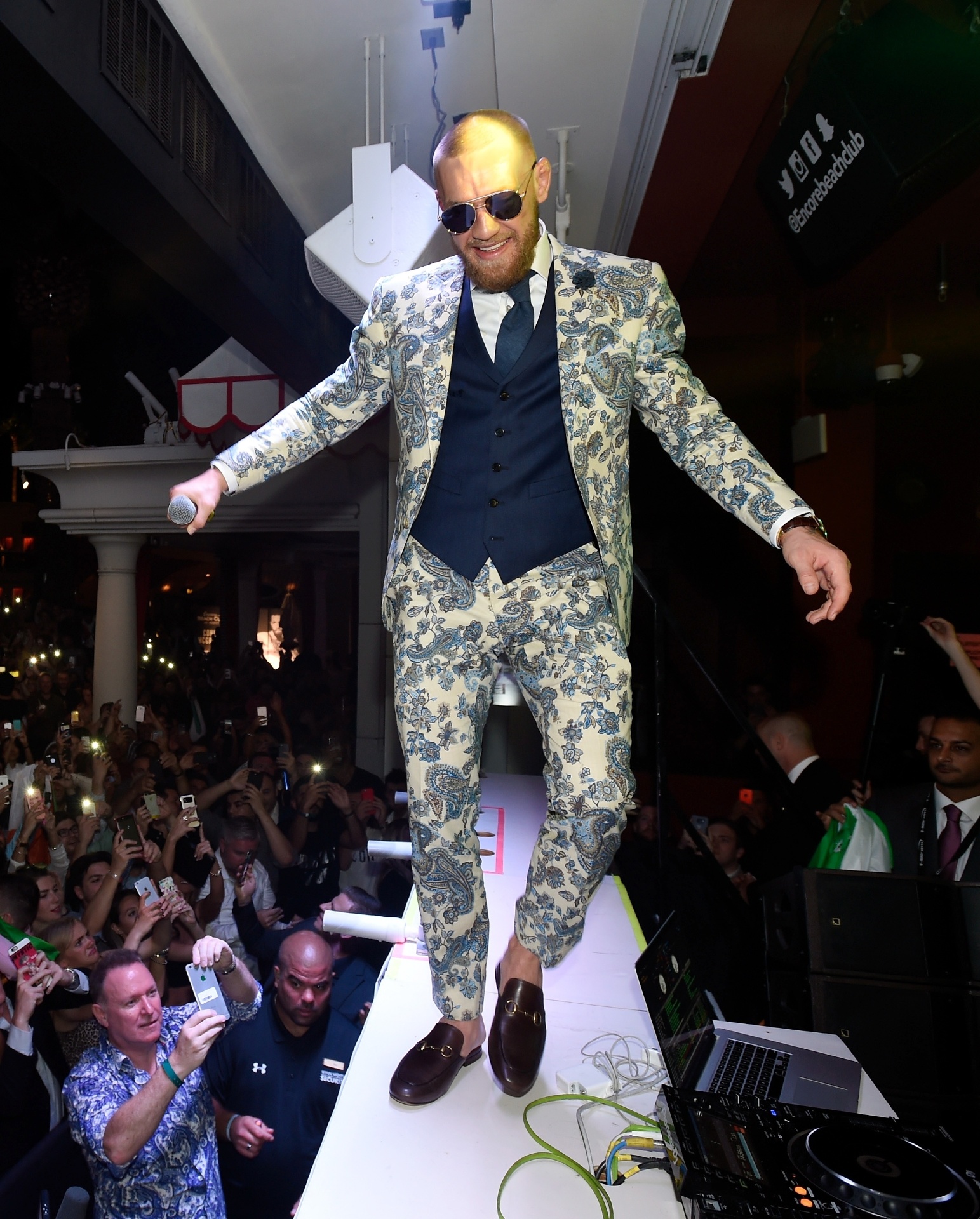 Conor McGregor celebra em balada em Las Vegas após luta contra Floyd Mayweather - Getty Images