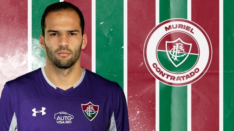 Muriel foi anunciado como novo reforço na noite de hoje - Divulgação Fluminense