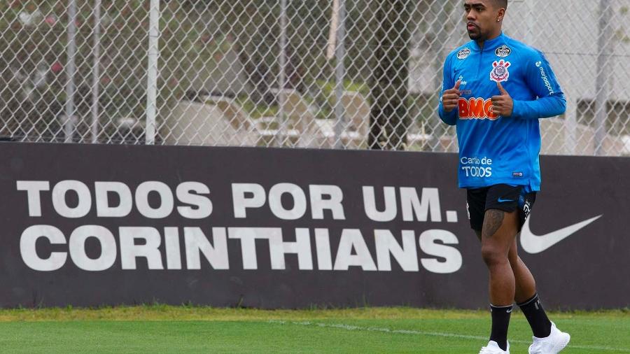 Malcom faz tratamento no Corinthians. Atacante do Zenit está com lesão na coxa esquerda - Daniel Augusto/ Agência Corinthians
