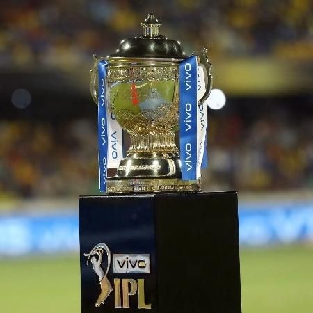 Troféu da IPL (Indian Premier League), torneio de críquete da Índia que foi adiado - Reprodução/Twitter