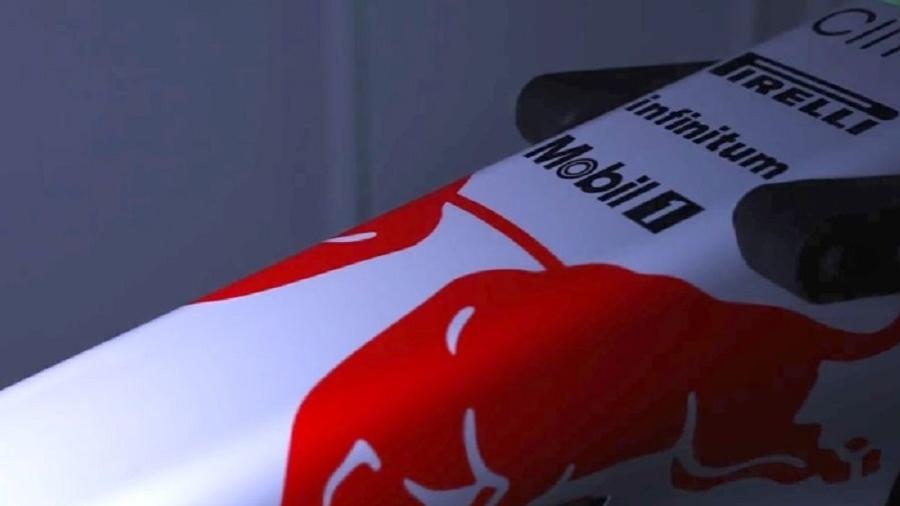 Trecho do vídeo disponibilizado pela Red Bull nas redes sociais revelando um pouco da pintura para o GP da Turquia - Reprodução