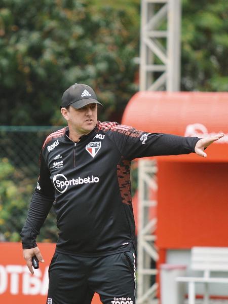 Rogério Ceni, durante treino do São Paulo no CT da Barra Funda - Erico Leonan / saopaulofc