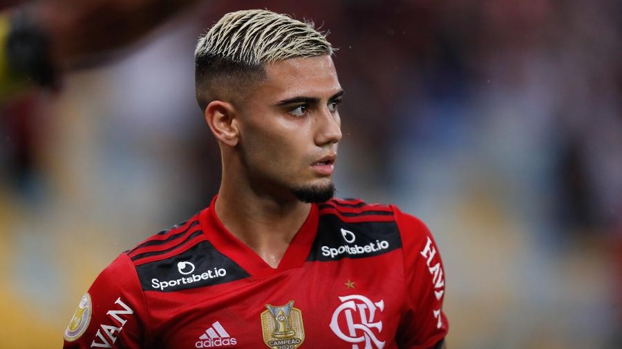 Andreas Pereira está emprestado pelo Manchester United ao Flamengo até o dia 30 de junho - Gilvan de Souza / Agencia O Dia