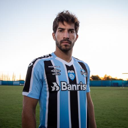 Lucas Silva, Grêmio midfielder, in photos for UOL - Lucas Uebel/Grêmio FBPA - Lucas Uebel/Grêmio FBPA