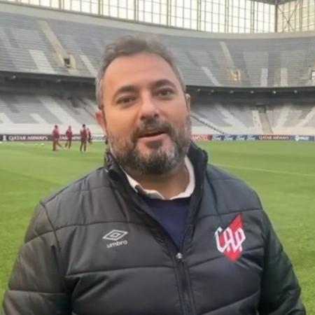 Alexandre Mattos, diretor de futebol do Athletico-PR  - Reprodução/Instagram