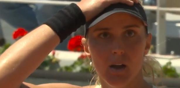 Bia Haddad reage ao avançar à semi de Roland Garros