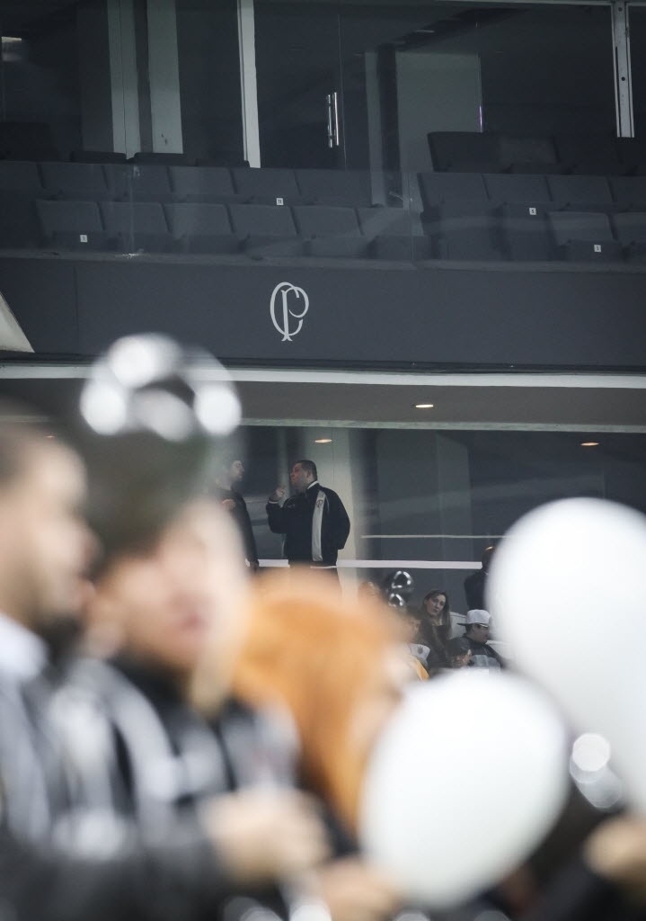 Um dos camarotes da Arena Corinthians vazio durante confronto contra o Vasco pelo Campeonato Brasileiro-2015 - Ricardo Nogueira-29.jul.2015/Folhapress